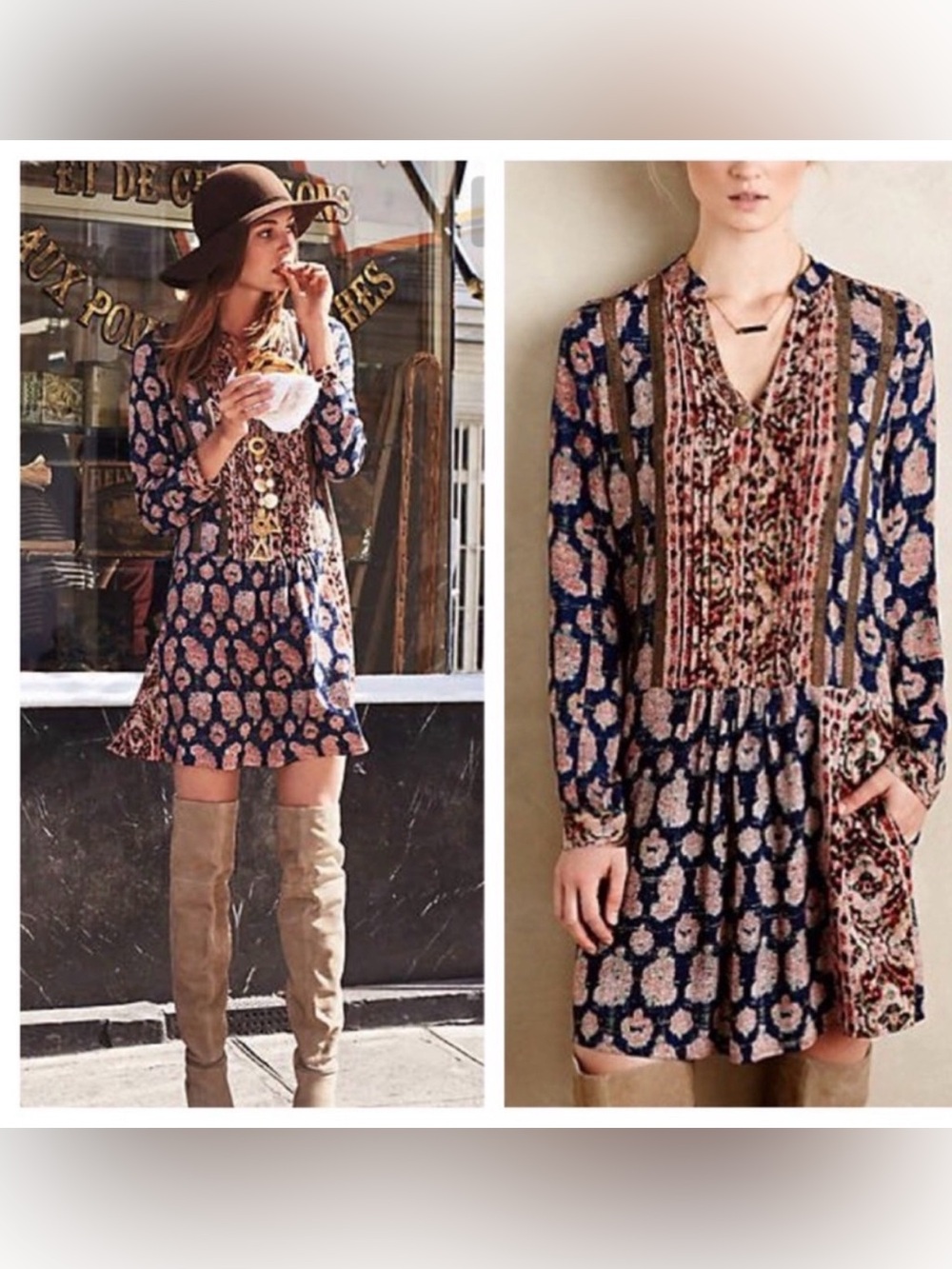 ANTHROPOLOGIE TINY Paquerette Peasant Mini Dress Size XL